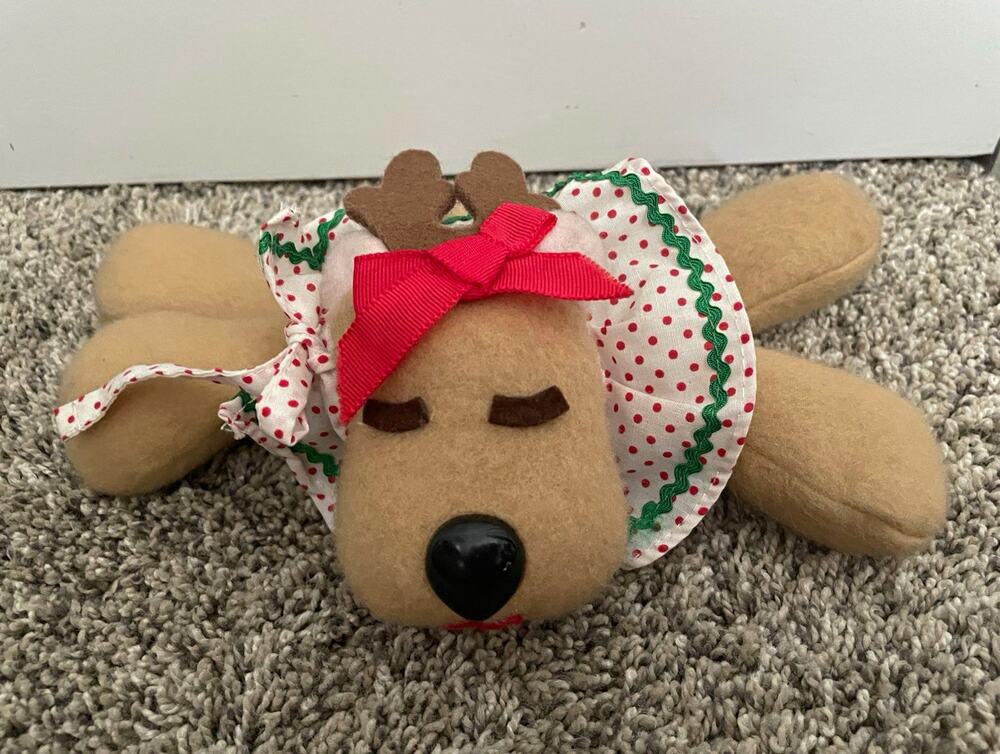 Rhonda Reindeer Bean Bag Plush 1984 Vintage Hallmark